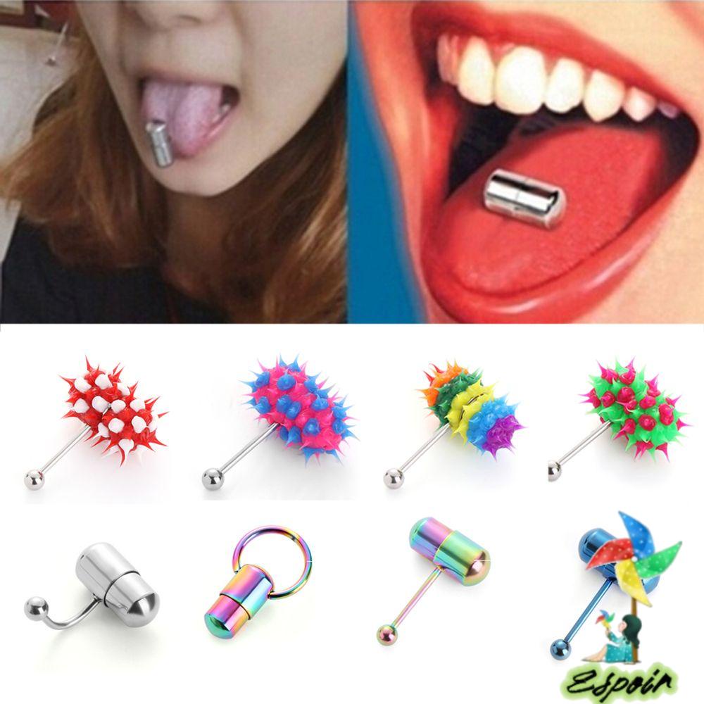 ESPO Khuyên Lưỡi Rung Chất Liệu Thép Không Gỉ Thời Trang