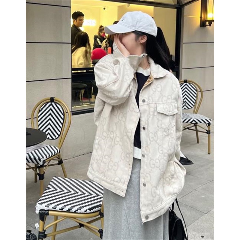 Áo Khoác Denim Thể Thao Họa Tiết Hoa Ba Chiều Cổ Điển Thời Trang Cho Nam Và Nữ