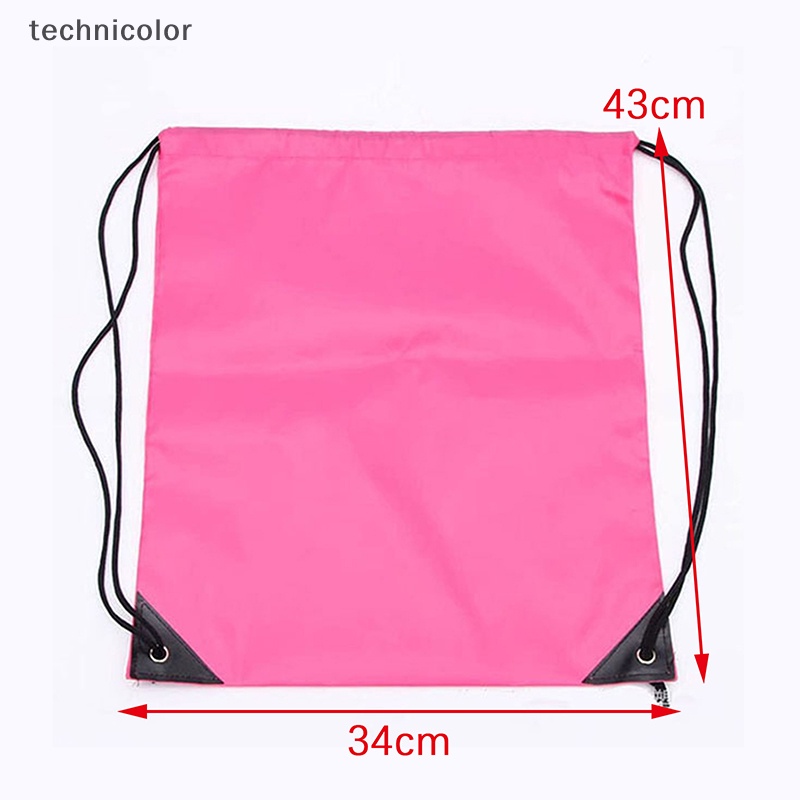 Ba Lô Dây Rút Thể Thao Chống Nước Nhiều Màu Sắc Có Thể Gập Lại Cho Nam Và Nữ TYG