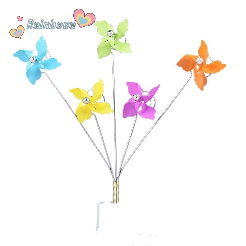 RAINBOW Giá Đỡ Ảnh / Thẻ Ghi Chú 5 Kẹp Tiện Dụng Cho Văn Phòng