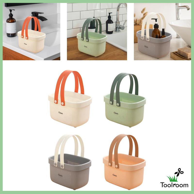 Giỏ Đựng Đồ Dùng Nhà Tắm / Garage Siêu Bền Thiết Kế Đục Lỗ Tiện Dụng
