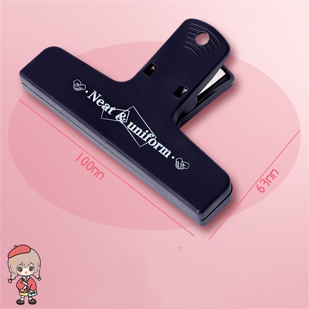 Kẹp Giấy Kiểm Tra Sổ Tay Bằng Nhựa Đuôi Dài Nhiều Màu Sắc Dành Cho Học Sinh