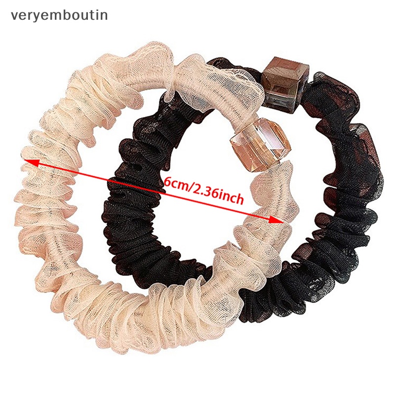 Bộ 2 Dây Cột Tóc Co Giãn Thời Trang Thanh Lịch Dành Cho Nữ