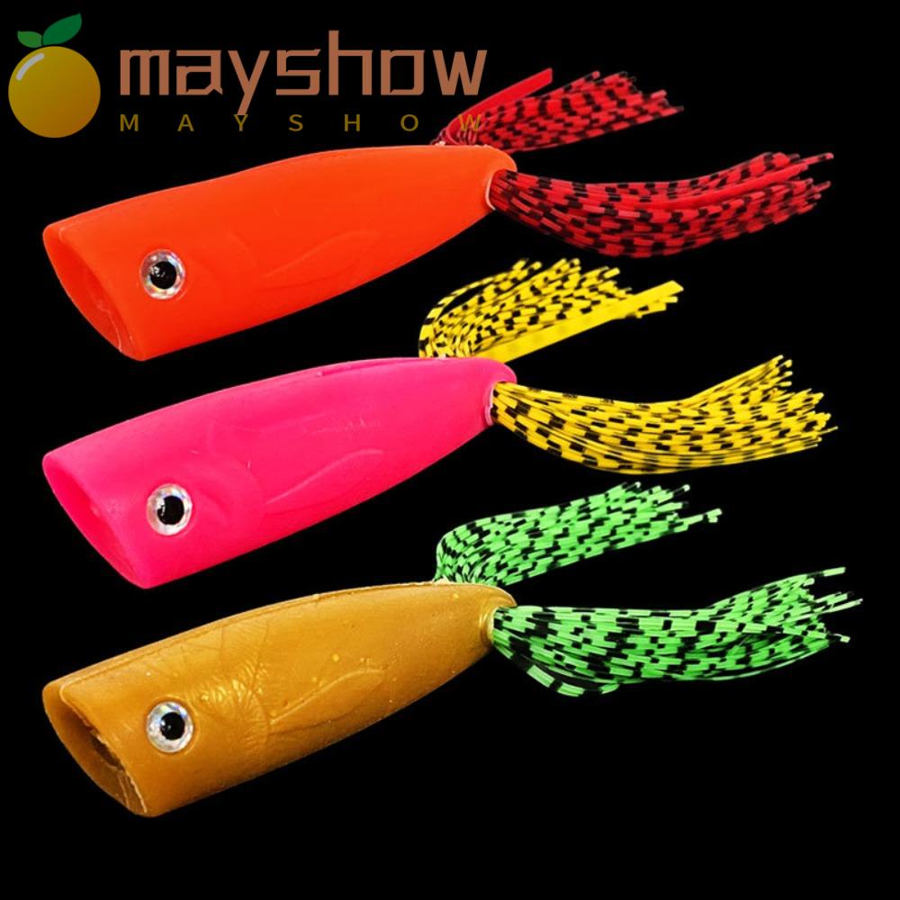 MAYSHOW Mồi Câu Cá Mềm Mắt Thật 3D Có Thể Tái Sử Dụng