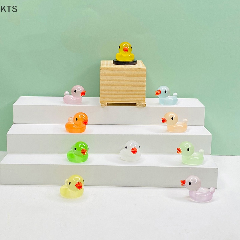 Set 5 Kẹp Tóc Dạ Quang Hình Vịt Đáng Yêu