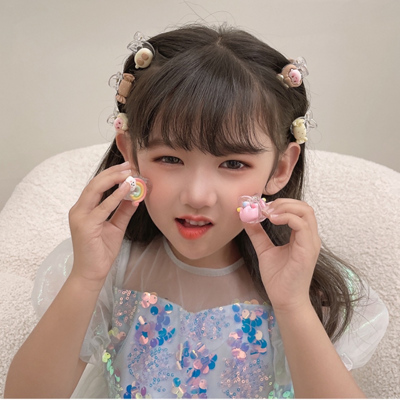 Set 18 Kẹp Tóc Nhỏ Dễ Thương Phong Cách Hàn Quốc Cho Bé Gái