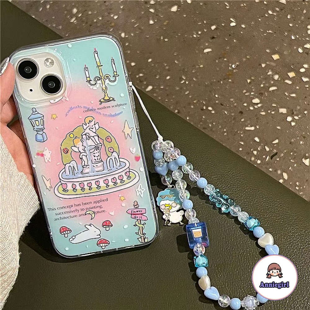 Ốp Điện Thoại Nhựa PC Cứng IMD Mềm Hình Bức Tượng Tay Thiên Thần Cho IPhone 11 14 Pro Max 13 Pro Max 12 Pro Max