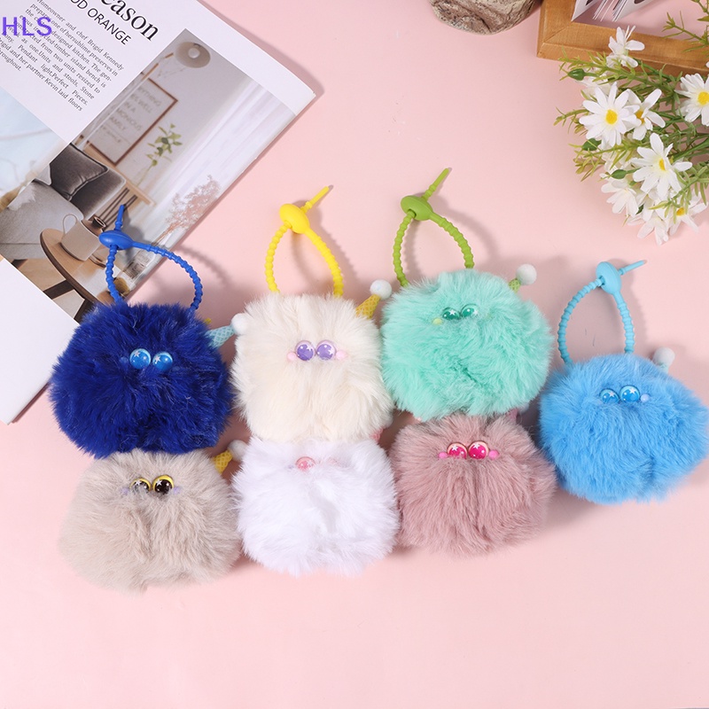 Móc Khóa Hình Thú Nhồi Bông Mềm Mại Đáng Yêu