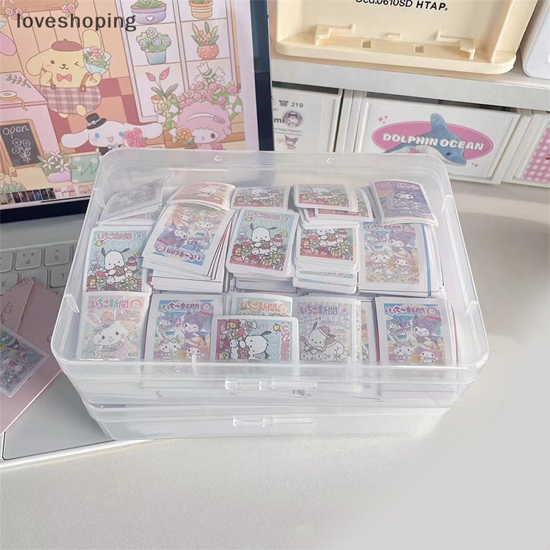 Bộ 100 Sticker Hoạt Hình Cinnamoroll Hello Kitty Kuromi My Melody Pompompurin Pochacco Dễ Thương Dùng Làm Quà Tặng Sinh Nhật Cho Bé Gái