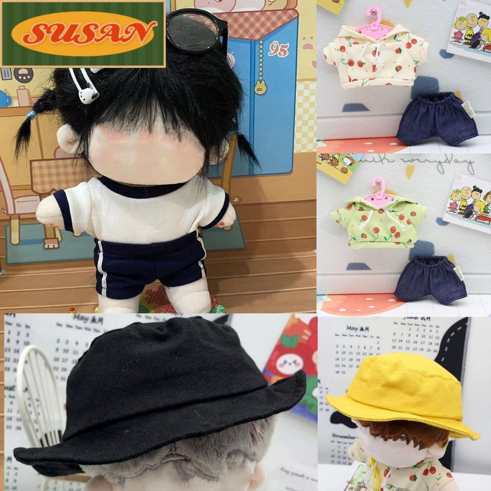 SUSANS 1 Set / 1 Cặp Quần Áo Thời Trang Cho Búp Bê 20cm