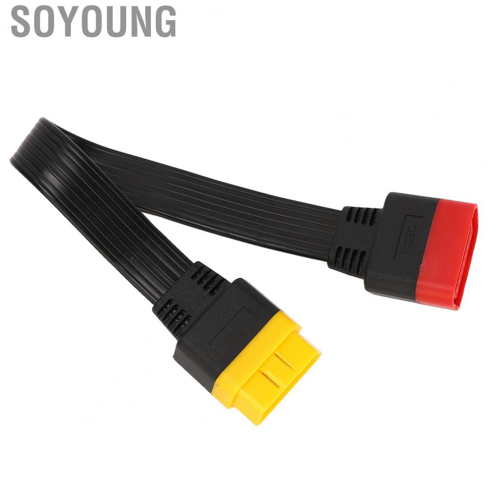 Soyoung OBDII Diagnostic Cable OBD2 Extension Universal Fit for Car