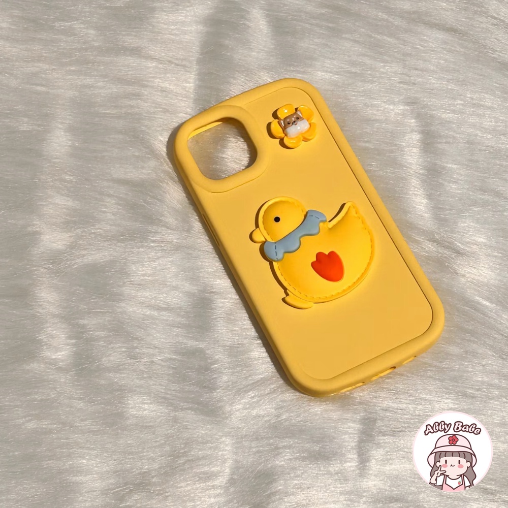 Ốp Điện Thoại TPU Dẻo Họa Tiết Gấu / Vịt Vàng Dễ Thương Chống Bụi Bẩn Cho IPhone 14 Pro Max IPhone 12 11 Pro Max XS XR