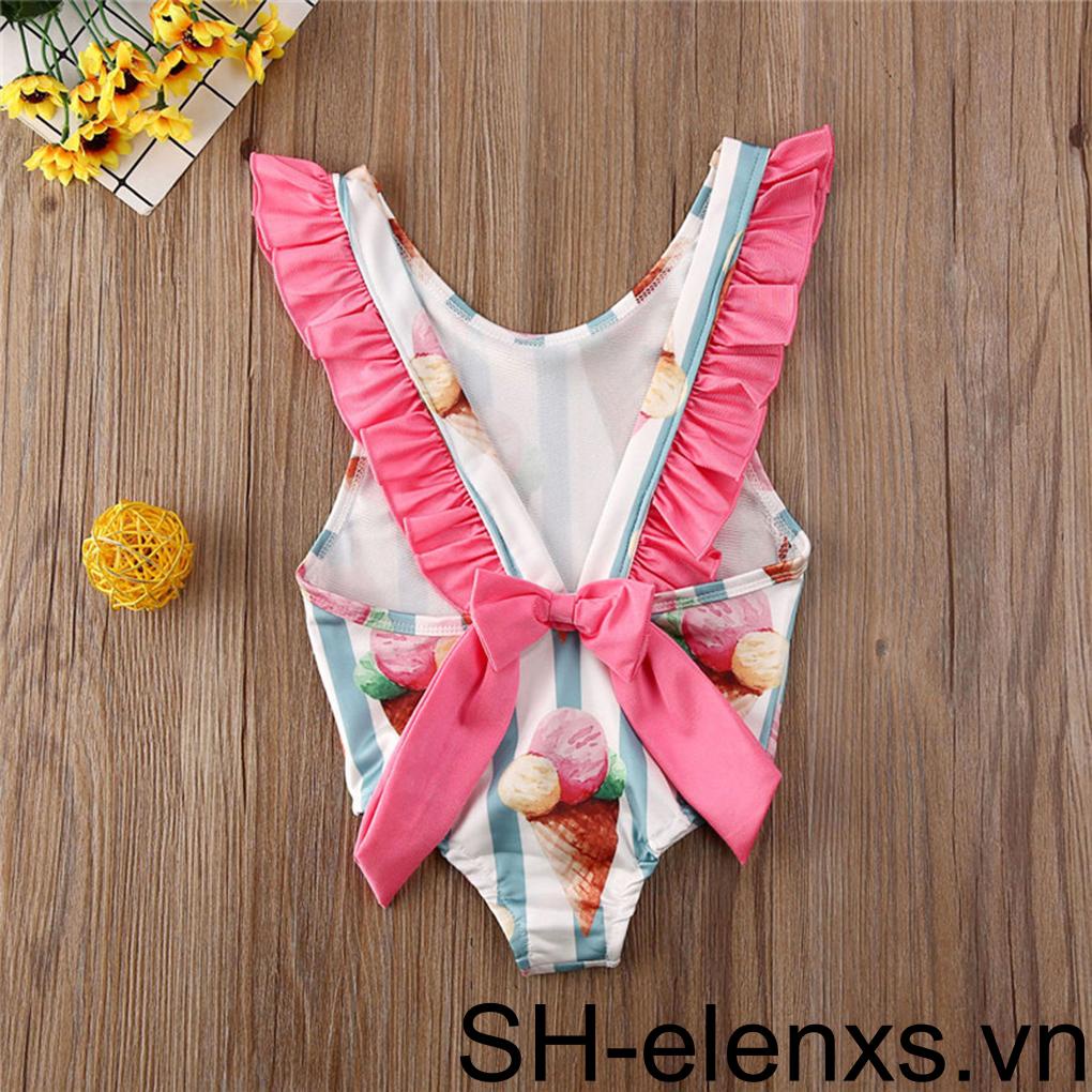 Bộ Đồ Bơi Dễ Thương Khô Nhanh Thoáng Khí Thoải Mái Thời Trang Cho Bé Gái