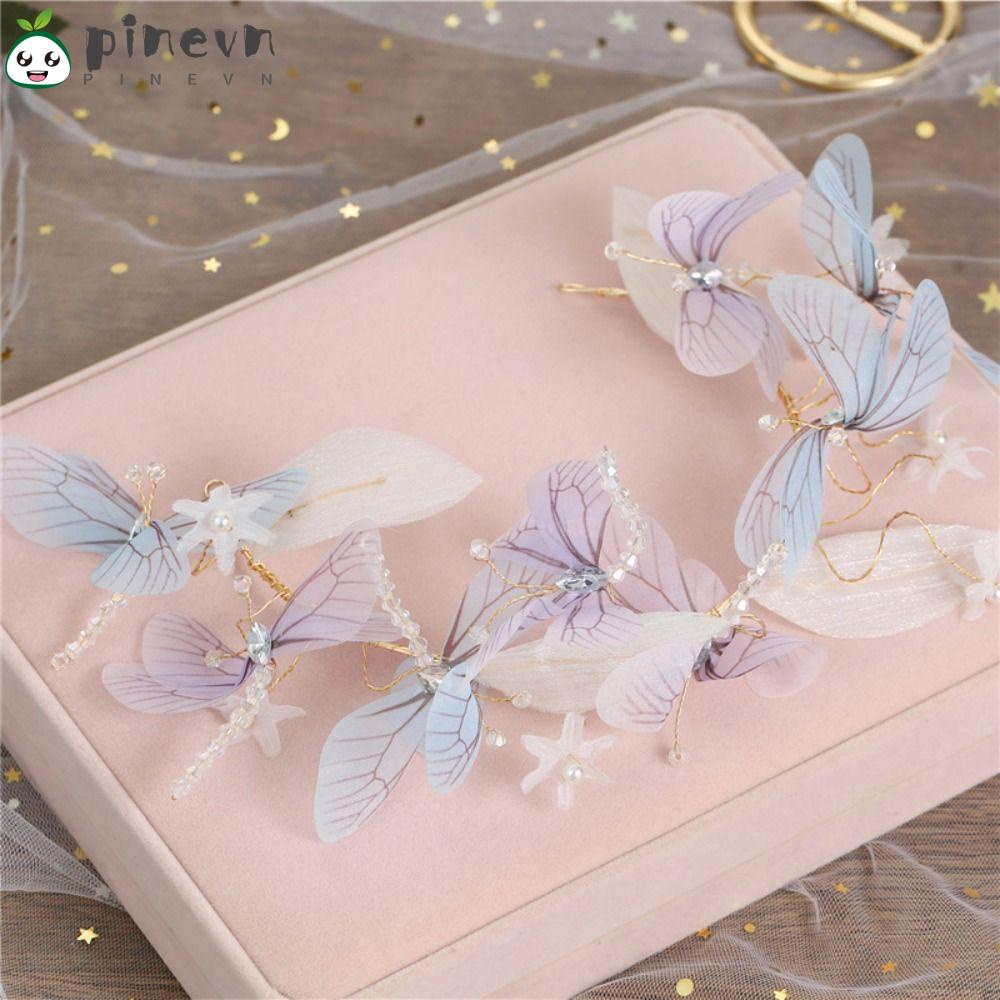 PINEVN Băng Đô Cài Tóc Đính Đá Thời Trang Cho Nữ