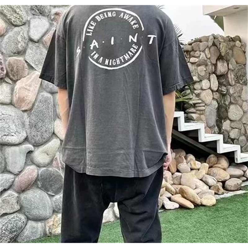 Áo Thun Tay Ngắn Chất Liệu Cotton In Họa Tiết Trái Tim SAI554NT Plus Size Cho Nam Nữ