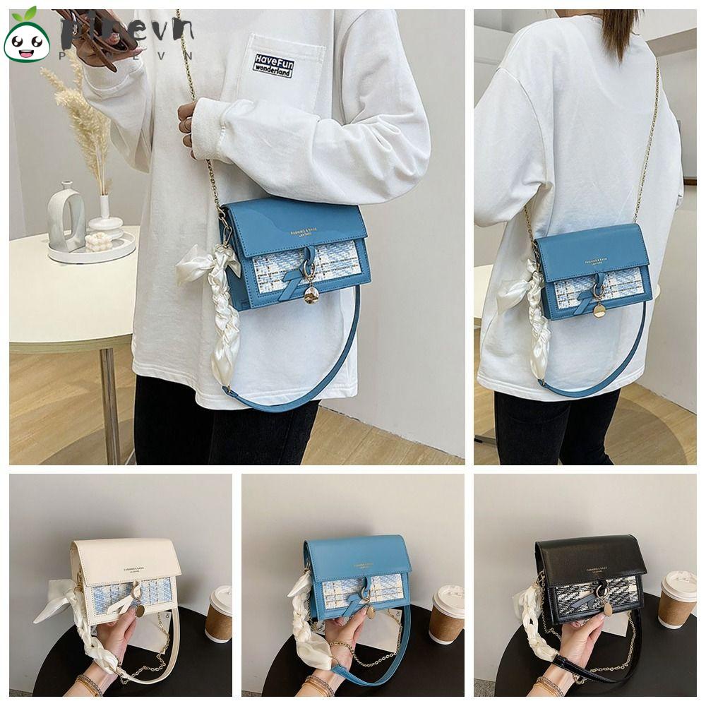 PINEVN Túi Đeo Chéo Dây Xích Thời Trang