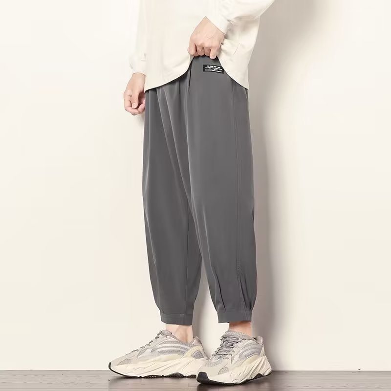 Quần Dài Mỏng Ống Rộng Phong Cách Đường Phố Mùa Hè Mới 2023 Cho Nam