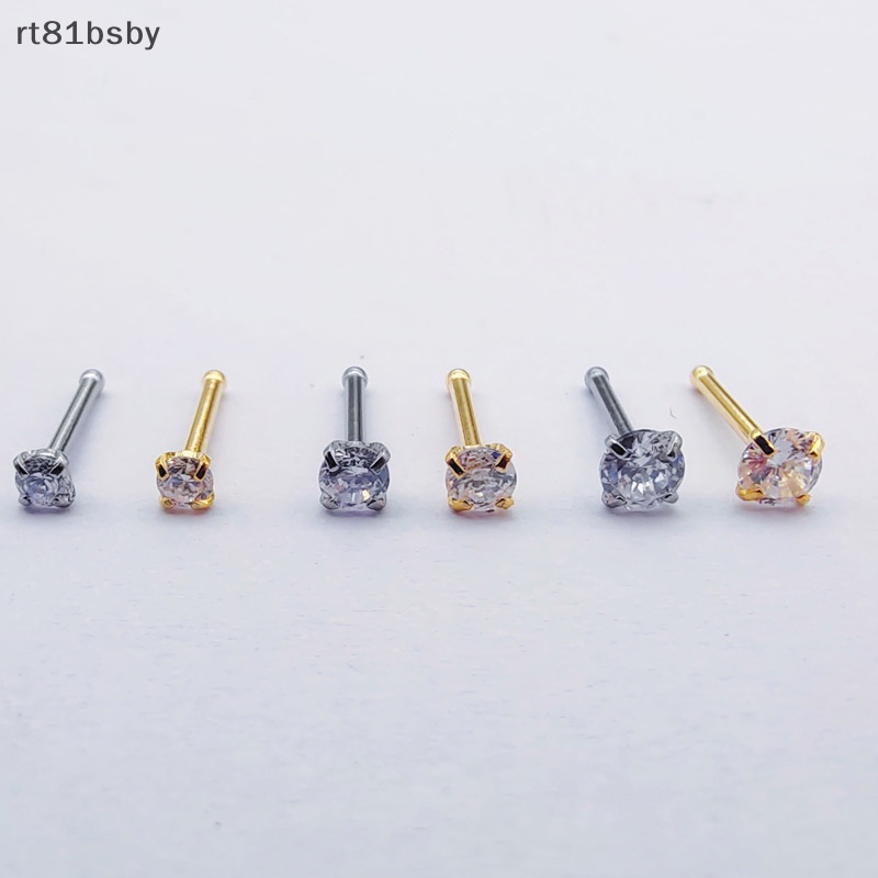 1 Khuyên Tai Thép Titan Đính Đá Zircon Thời Trang Dự Tiệc Cho Bạn Gái