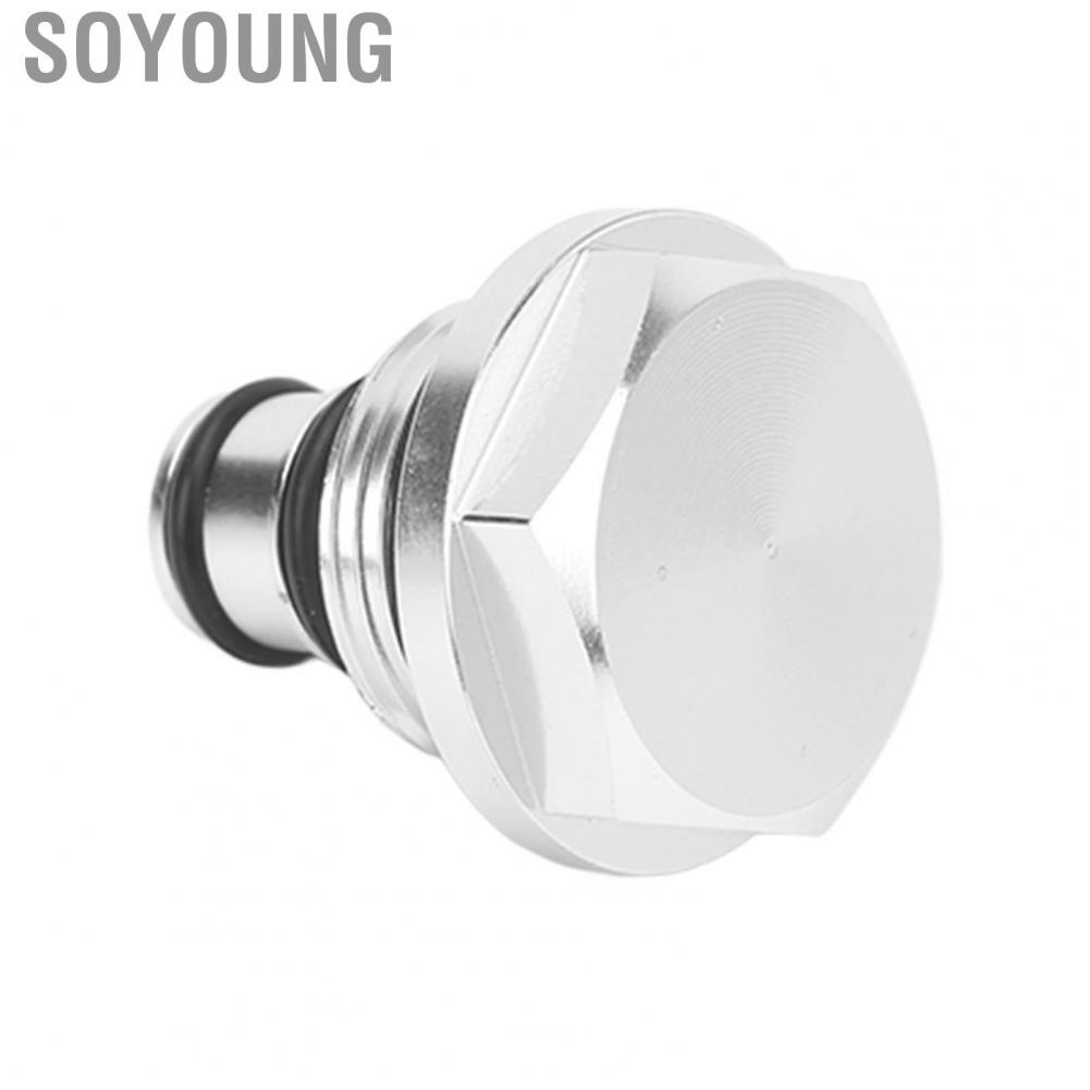 Soyoung BWD 012 Perfect Fit Aluminum Hard Turbo Solenoid Valve Plug Moisture Resistant Durable for Pickup