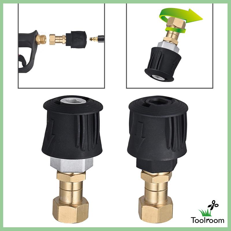 Đầu Nối Ống Nước Áp Suất Cao Xoay 360 Độ Thay Thế Tiện Dụng