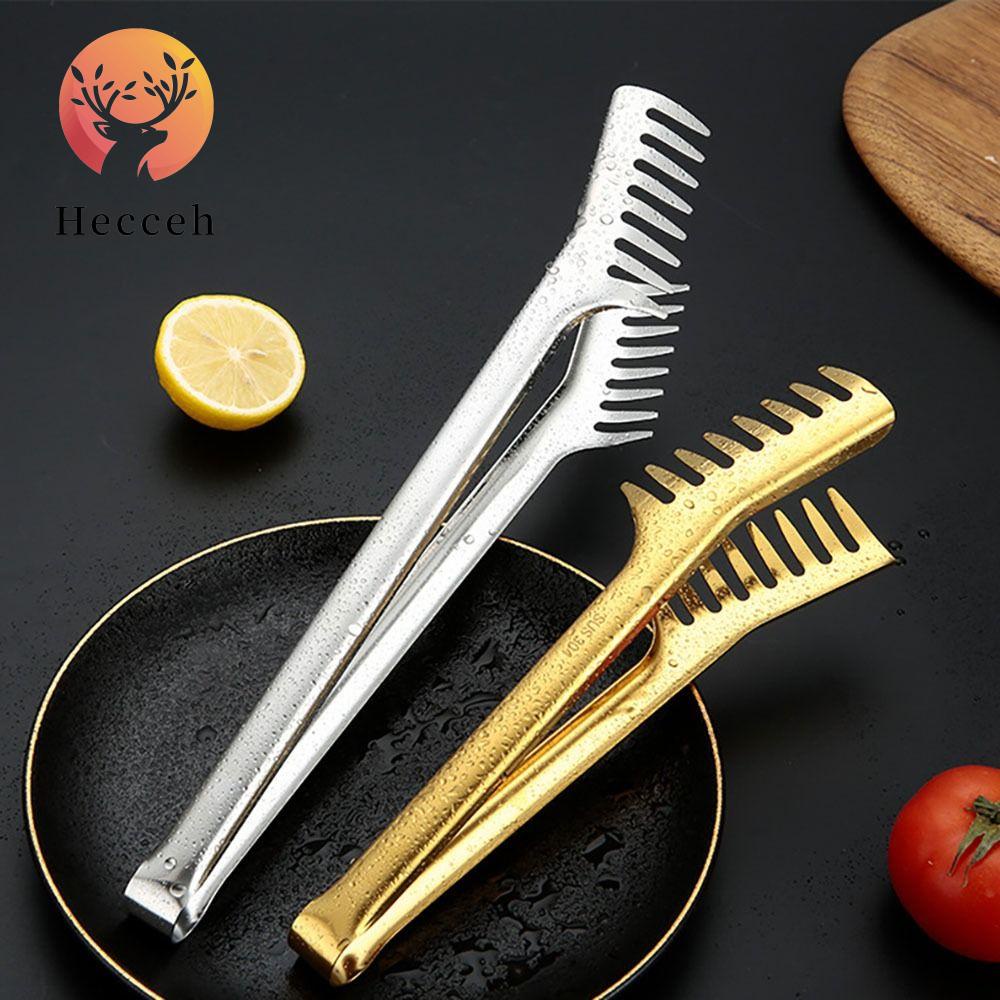 HECCEH Kẹp Gắp Thức Ăn Thiết Kế Rỗng Chịu Nhiệt Độ Cao Đa Năng Sáng Tạo Cho Nhà Ở