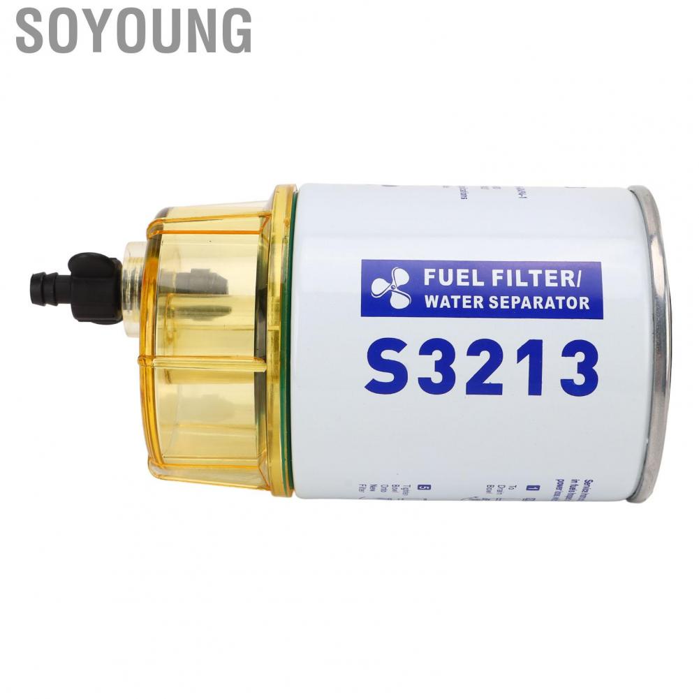Soyoung Fuel Water Separator Durable Stable Performance 35‑60494‑1 Efficient Plastic Plug and Play for Marine Tractors