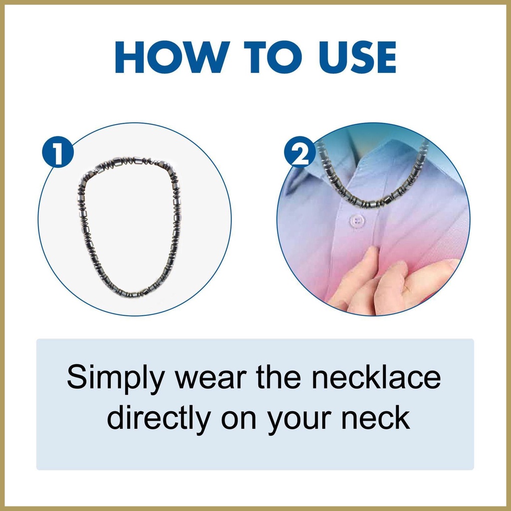 Vòng cổ Đá Hematite Phong Cách Punk Hip Hop Cho Nam