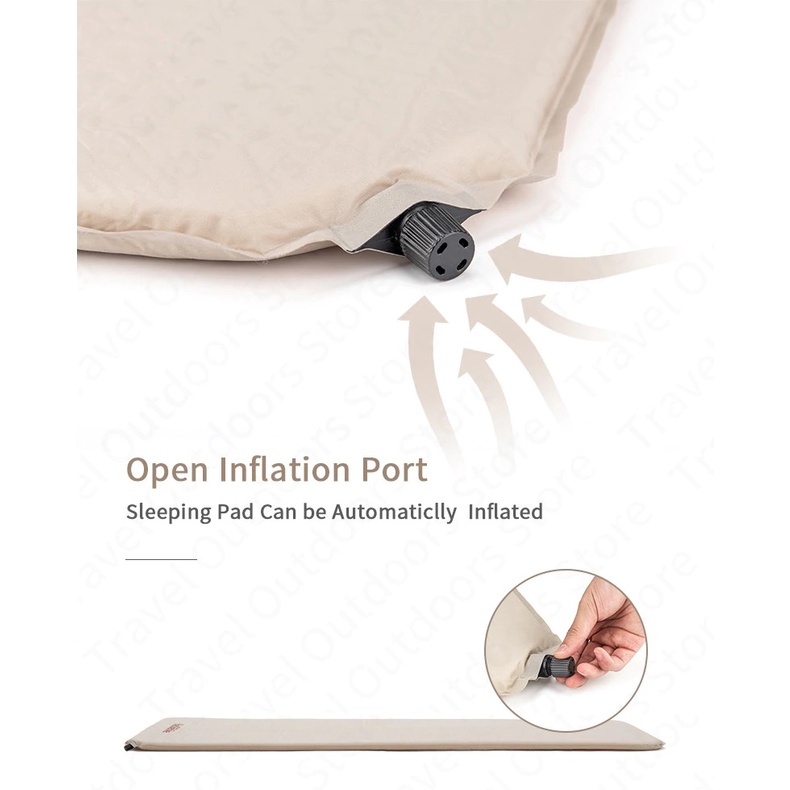 Đệm tự bơm hơi bọt biển Glamping NatureHike NH20DZ002 – Đệm đơn