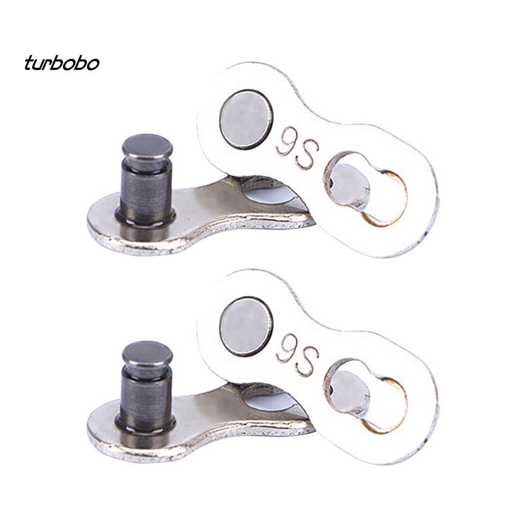 1 Cặp Khóa Xích Xe Đạp Mạ Điện Chống Gỉ Trọng Lượng Nhẹ