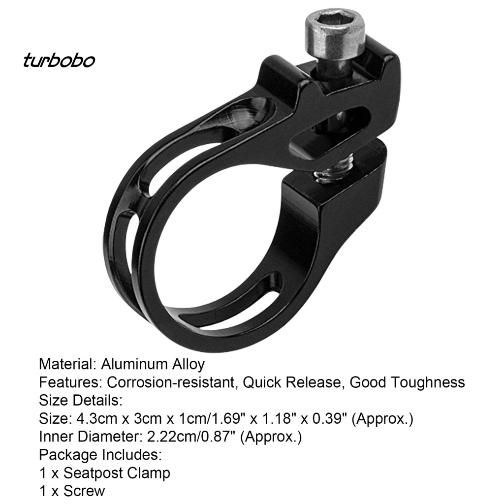 Kẹp Cố Định Yên Xe Đạp Leo Núi Bằng Hợp Kim Nhôm Chắc Chắn