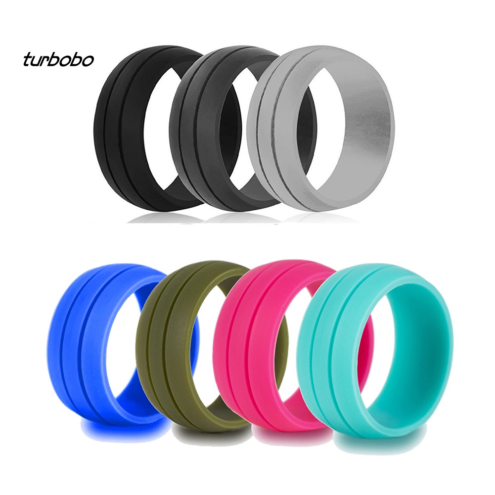 Nhẫn Silicone Dẻo Thời Trang Cho Nam Nữ