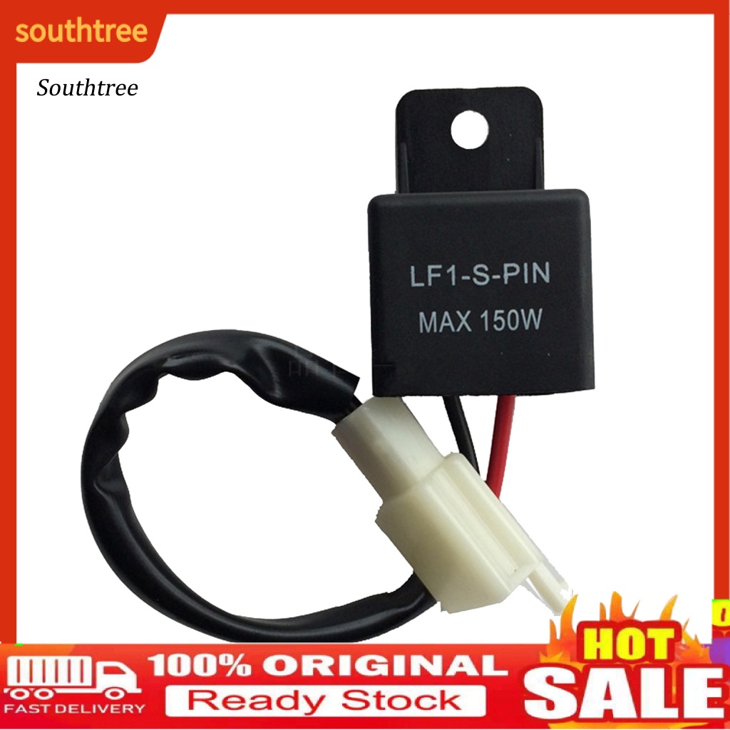 Rơ Le Đèn Xi Nhan 12V 150W 2 Chấu Chống Thấm Nước Kèm Dây Dành Cho Xe Mô Tô