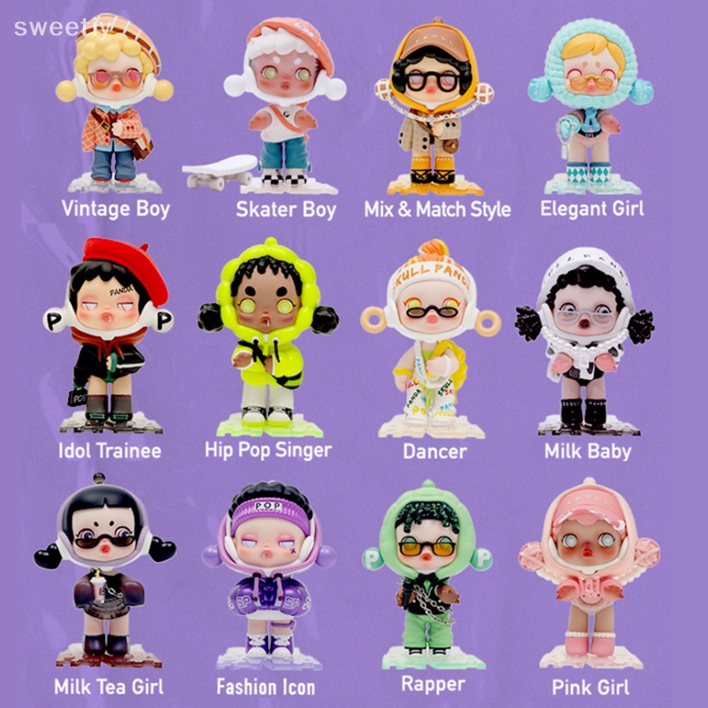 Sweetiy Đồ Chơi Mô Hình Hộp Sọ Gấu Trúc Đáng Yêu Để Bàn Cho Trẻ Em Mới