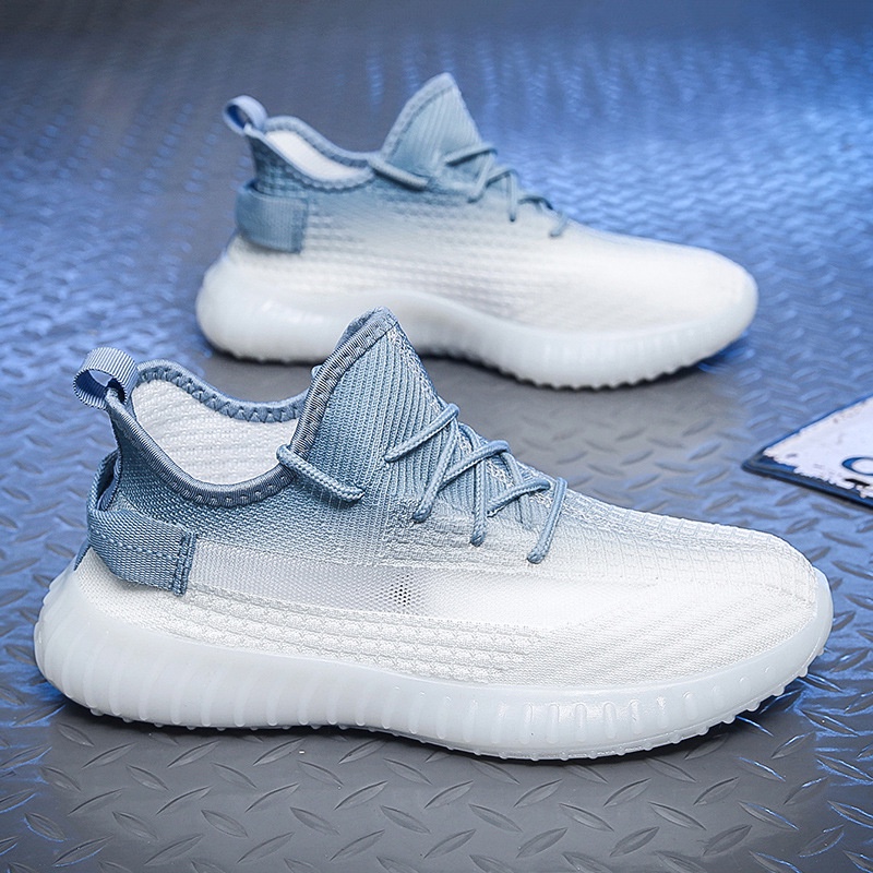 🔥DDU Giày Chạy Bộ Thể Thao Mùa Hè 2022 350 Bằng Vải Dệt Màu Gradient Thoáng Khí Hợp Thời Trang Cho Nam