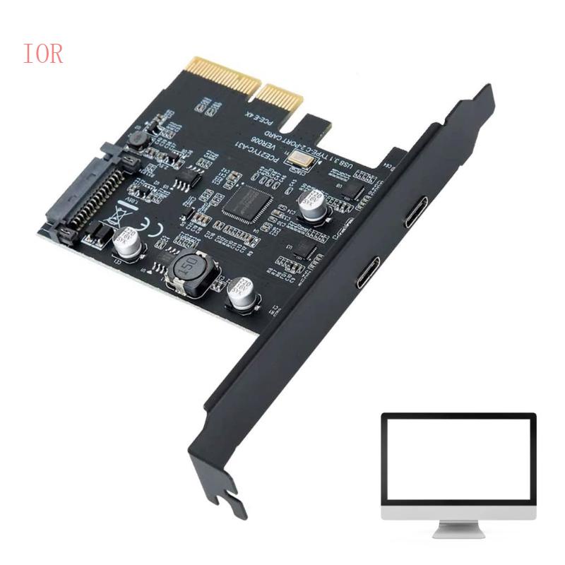 Card Mở Rộng PCI-E 4X Sang USB 3 2 2 Cổng Type-C