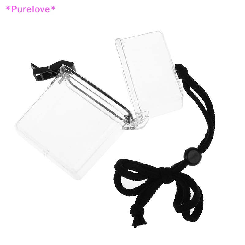 Hộp Đựng Tiền / Thẻ / Chìa Khóa Phân Loại Bằng Nhựa Trong Suốt Chống Thấm Nước Mới