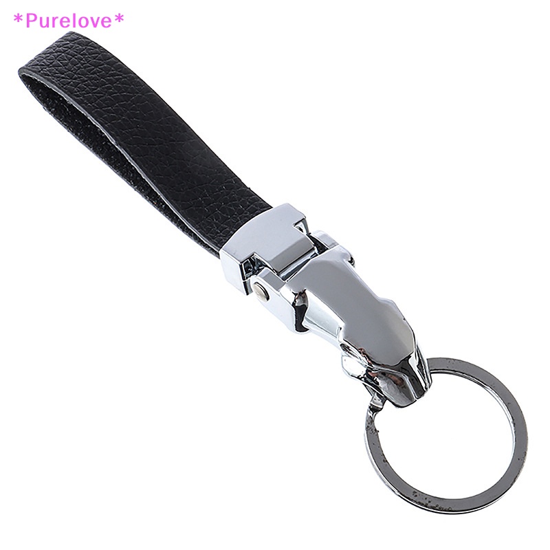 Móc Chìa Khóa Xe Hơi Bằng Kim Loại Hình Đầu Báo Chất Lượng Cao Dành Cho Nam Và Nữ Mới