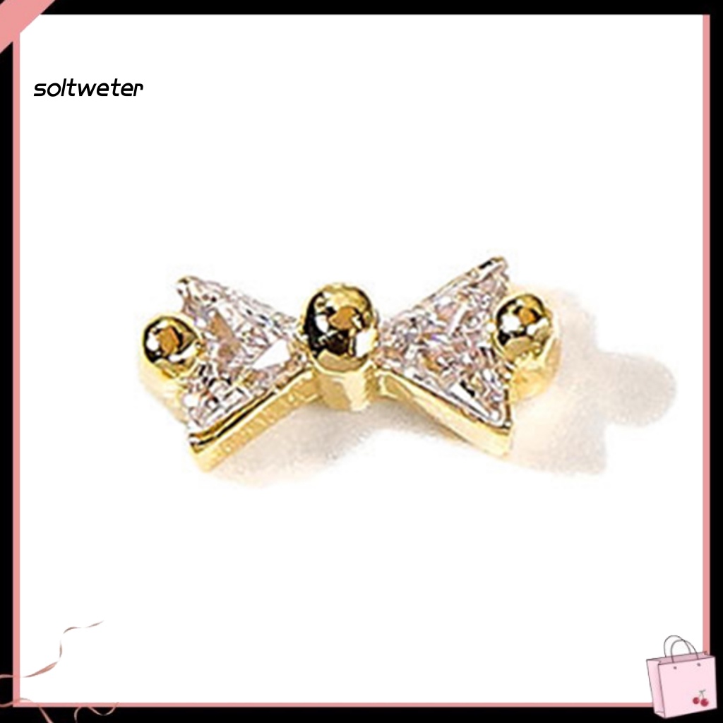 Phụ Kiện Trang Trí Móng Tay Hình Bướm 3D Lấp Lánh Dành Cho Nữ