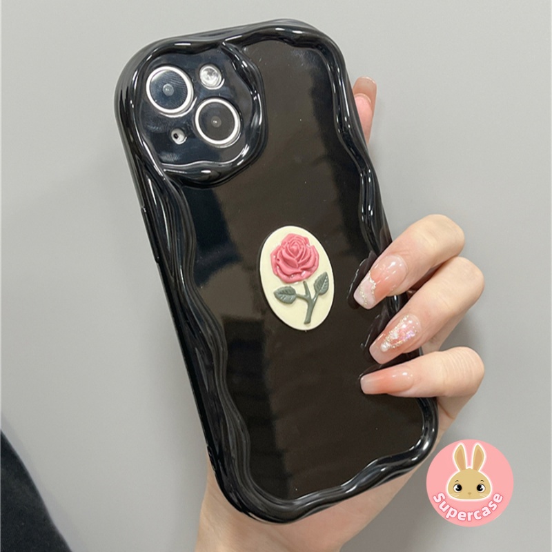 Ôp Điện Thoại Silicon Dẻo Họa Tiết Hoa Hồng Cho samsung galaxy a24 4g a25 5g a31 m14 m54 f54 m34 5g s23 fe a05 a05s a15 Ốp