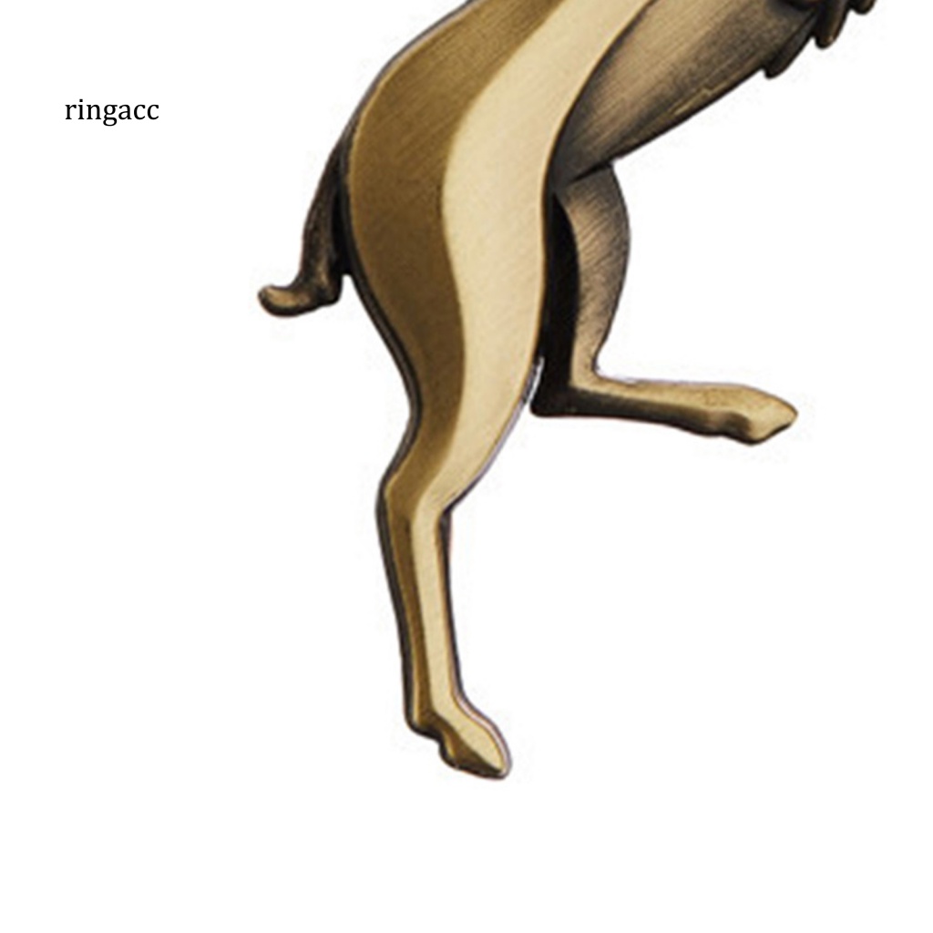 Nhãn Dán Trang Trí Thân Xe Hơi Mạ Điện Hình Hươu 3D Chống Rỉ Sét Không Phai Màu