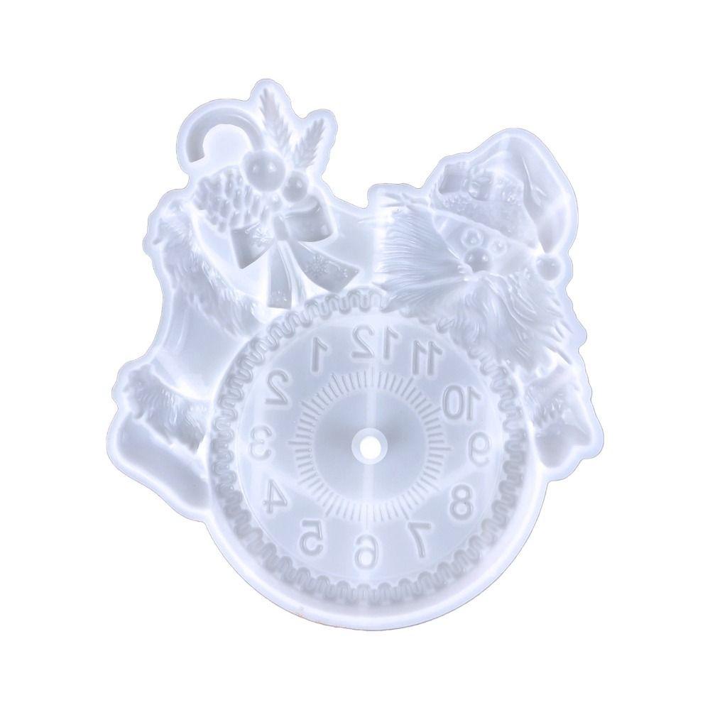 JANE Khuôn Silicone Làm Đồng Hồ Treo Tường 3D DIY