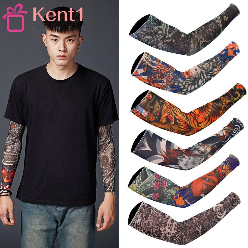 KENT1 Ống Tay Áo Chống Tia UV Họa Tiết Hoa Mới Dành Cho Chơi Thể Thao Bóng Rổ