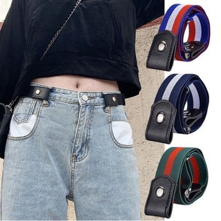 Thắt lưng chun co giãn bằng vải thun có nút bấm tiện lợi- Fashionrandy