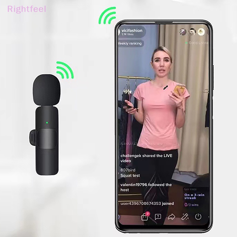 Micro Không Dây Mini Dùng Để Chơi Game Phát Sóng Trực Tiếp Mới Cho iPhone Android