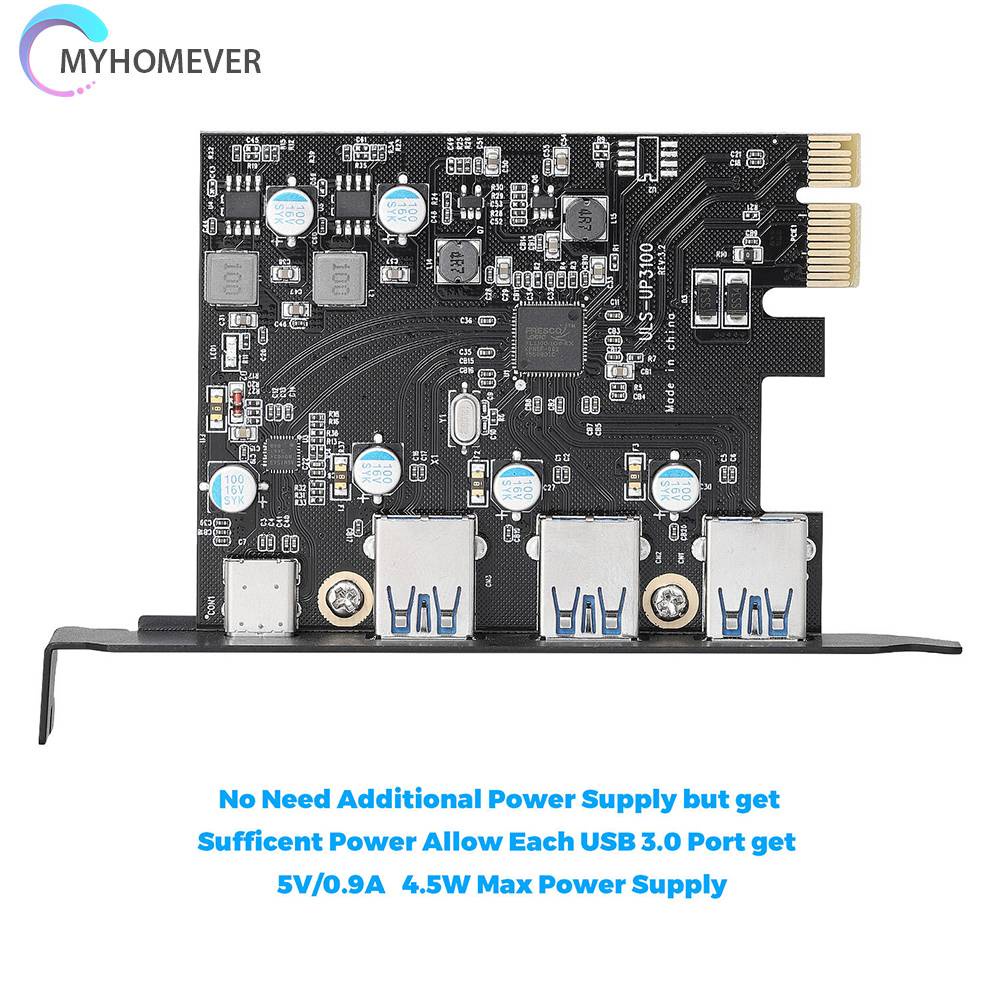 Card Điều Khiển Từ Xa PCI-E Sang USB 3.0 Cho WindowsXP / 7 / 8 / 8.1 / 10