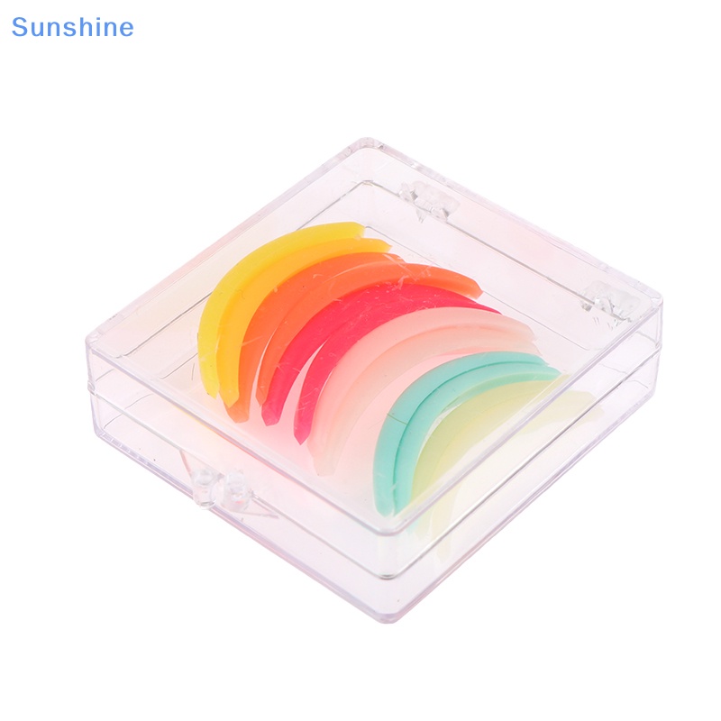 Set 6 Cặp Đệm Silicone Nhiều Màu Hỗ Trợ Uốn Cong Lông Mi Tái Sử Dụng Tiện Lợi