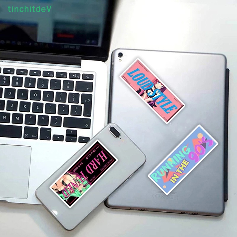 Bộ 50 Miếng Dán Hoạt Hình Trang Trí Vali Ván Trượt Laptop Hành Lý DIY