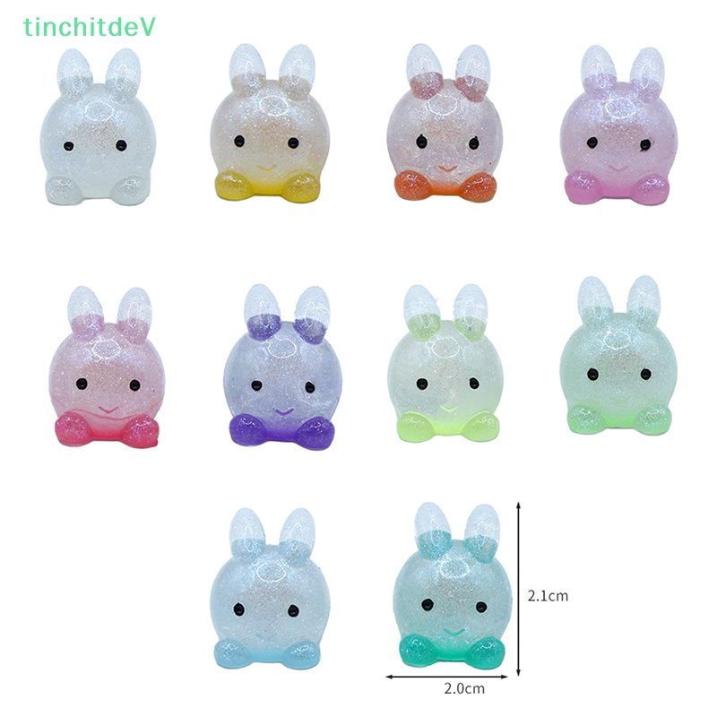 [TinchitdeV] Bộ 2 Đồ Chơi Thỏ Hoạt Hình Phát Sáng Trang Trí Nội Thất