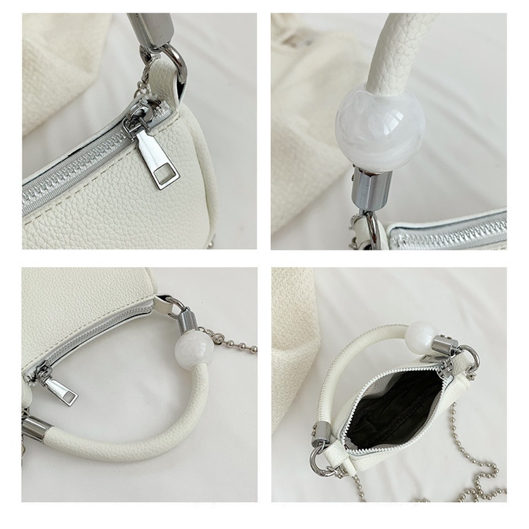 Túi Đeo Chéo Mini Phối Dây Đeo Sợi Xích Thời Trang Sang Trọng Cho Nữ