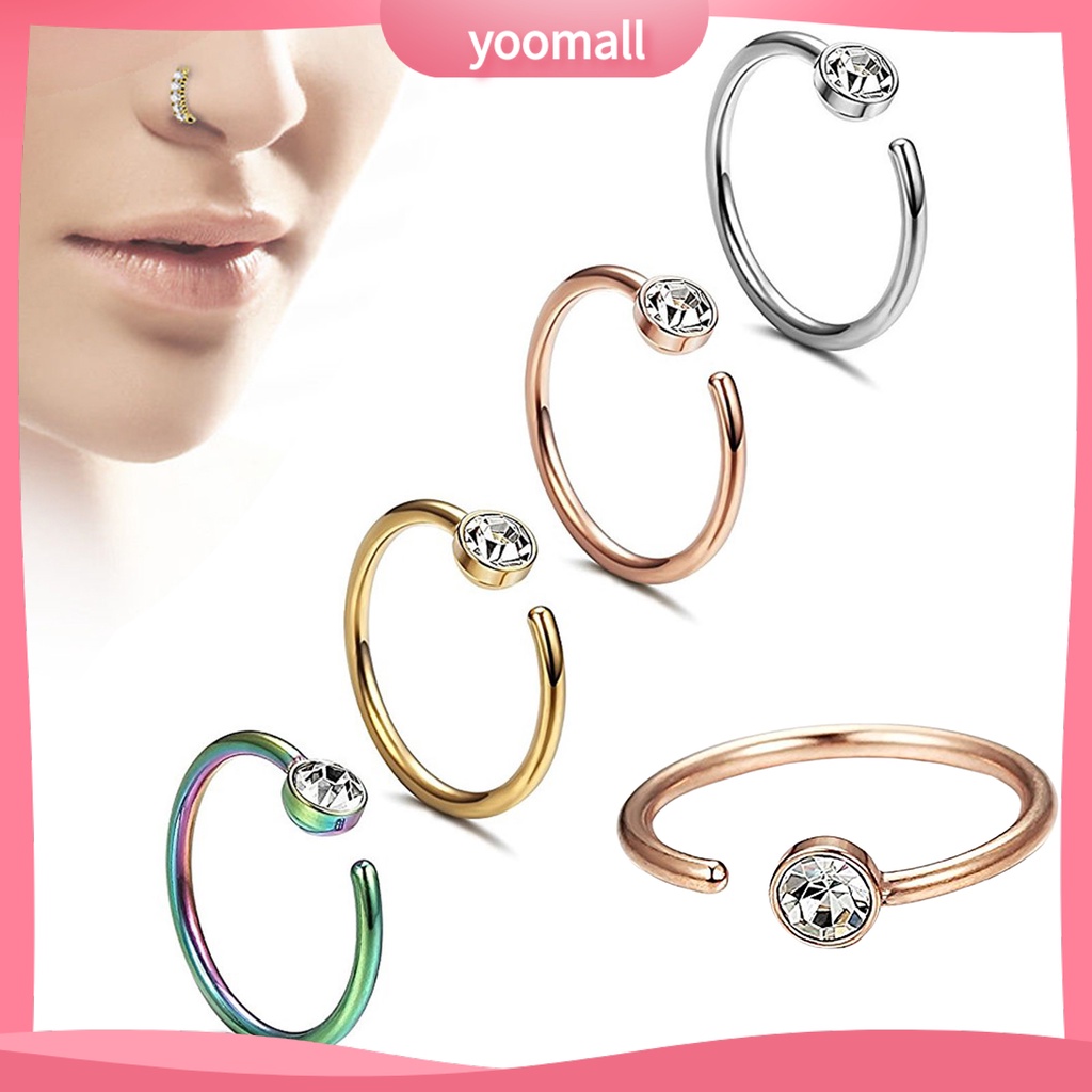 Khuyên Mũi Không Xỏ Thân Thiện Với Da Nhiều Màu Sắc Tùy Chọn